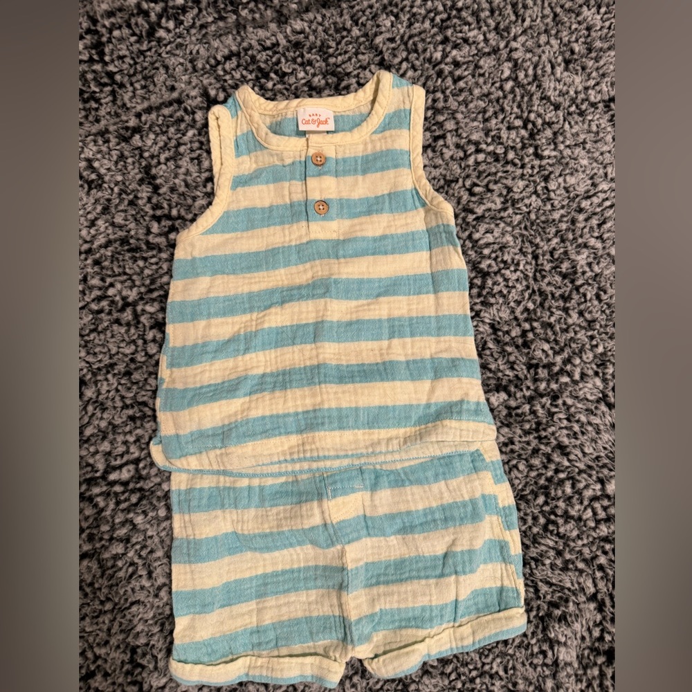 12M Cat & Jack matching set